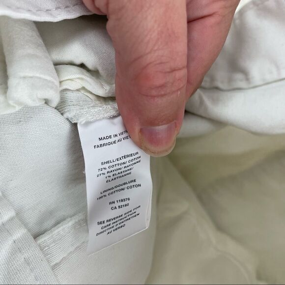 Helmut Lang White Casual Straight Leg Pants - Picture 7 of 9